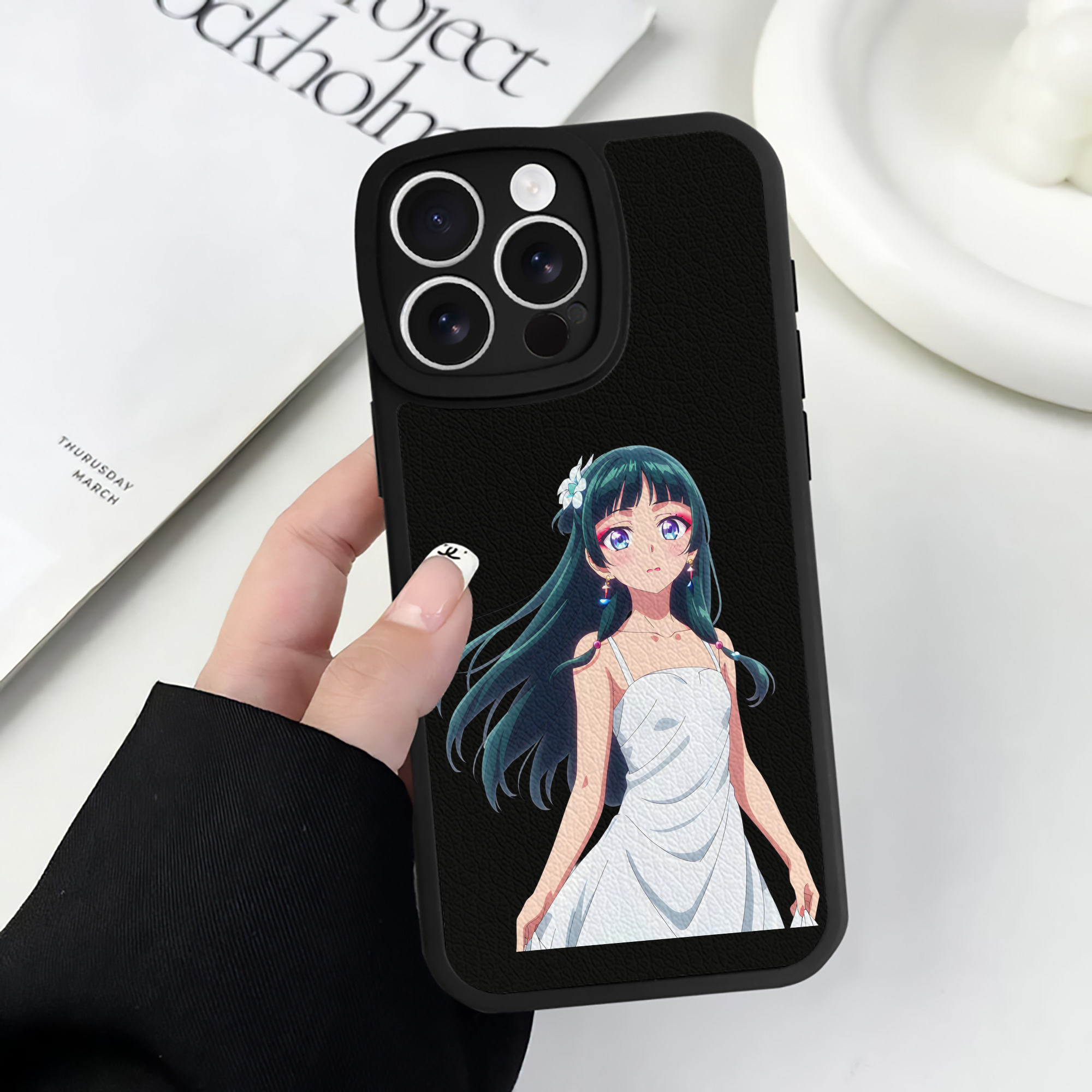 薬屋のひとりごと The Apothecary Diaries 【iPhone 16シリーズ対応】シリコンスマホケース（レザー調） 材質：シリコン